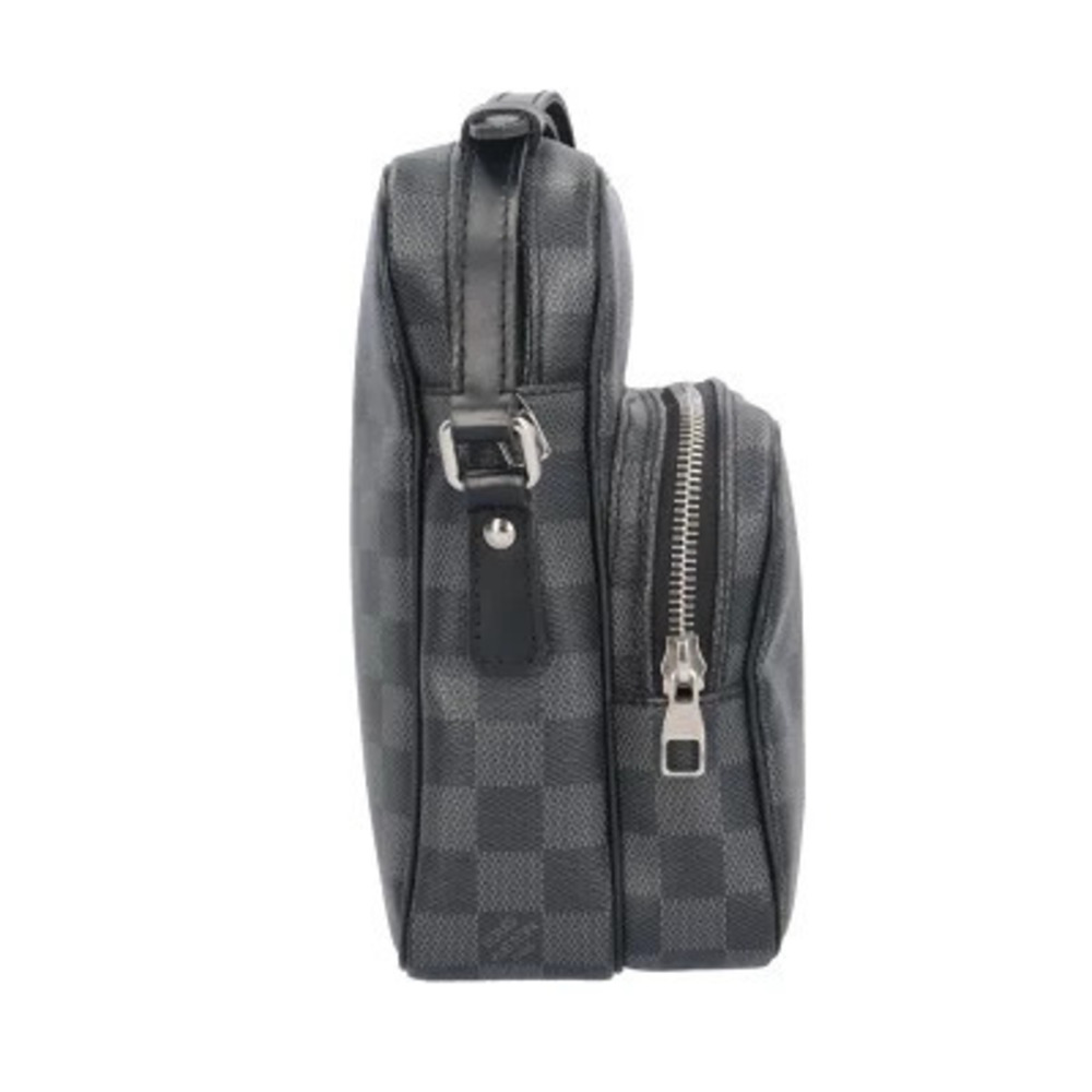 Louis Vuitton Shoulder Bag Black Canvas Rem Black Damier Graphite View 4